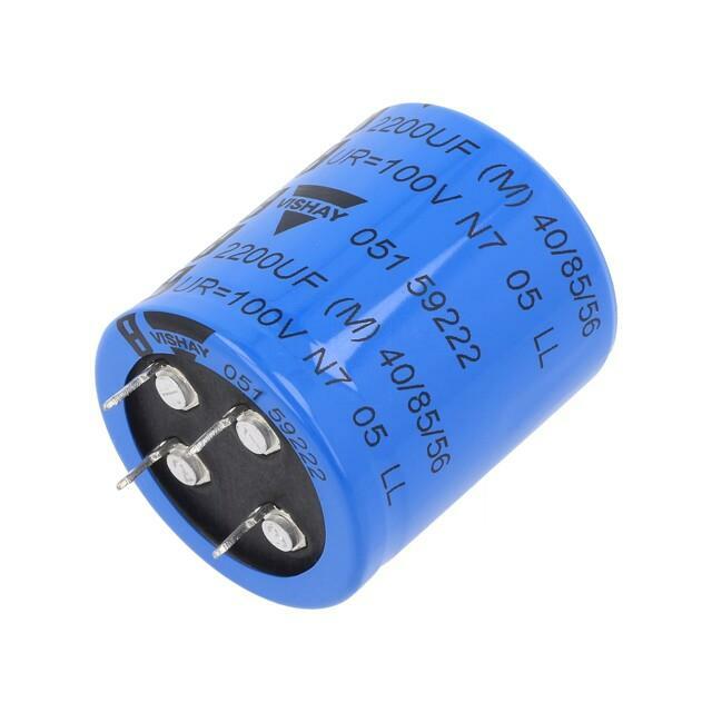 VISHAY Capacitor: electrolytic; SNAP-IN; 2.2mF