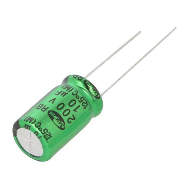SAMWHA Capacitor: electrolytic; THT; 10uF; 200VDC