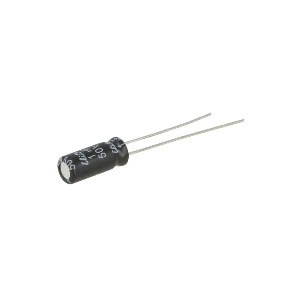 ELITE Capacitor: electrolytic; THT; 1uF; 50VDC