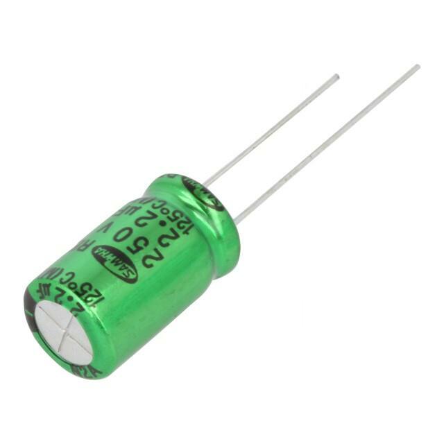 SAMWHA Capacitor: electrolytic; THT; 2.2uF