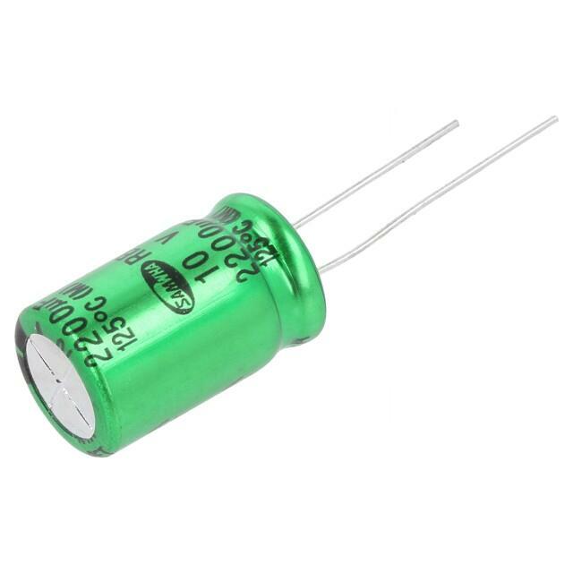 SAMWHA Capacitor: electrolytic; THT; 2200uF; 10VDC
