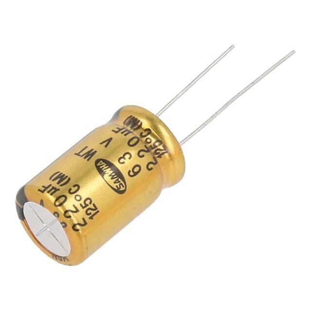 SAMWHA Capacitor: electrolytic; THT; 220uF; 63VDC