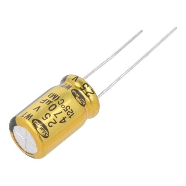 SAMWHA Capacitor: electrolytic; THT; 470uF; 25VDC