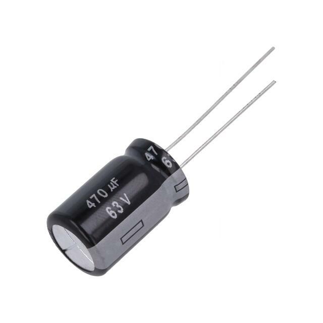 PANASONIC Capacitor: electrolytic; THT; 470uF; 63VDC