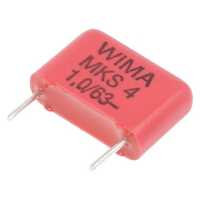 WIMA Capacitor: polyester; 1uF; 40VAC; 63VDC