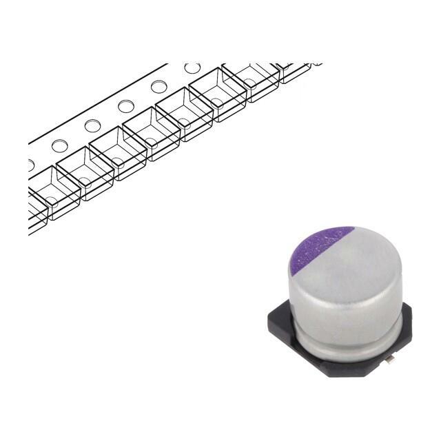 PANASONIC Capacitor: polymer; 47uF; 20VDC; SMD