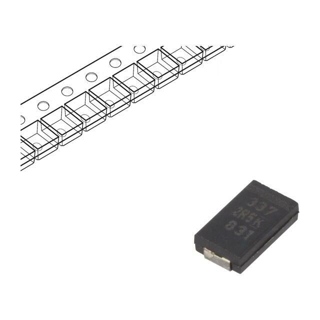 KEMET Capacitor: polymer; low ESR; 330uF