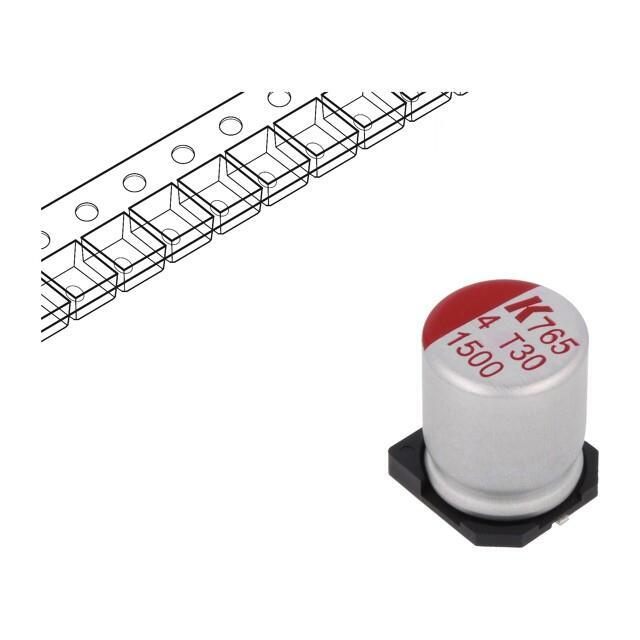 KEMET Capacitor: polymer; low ESR; H: