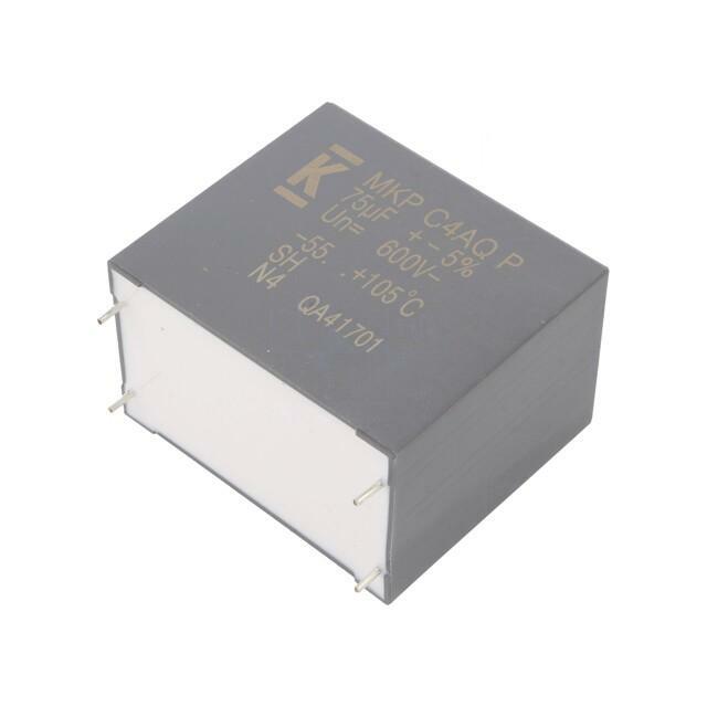 KEMET Capacitor: polypropylene; DC-Link; 75uF; 600VDC