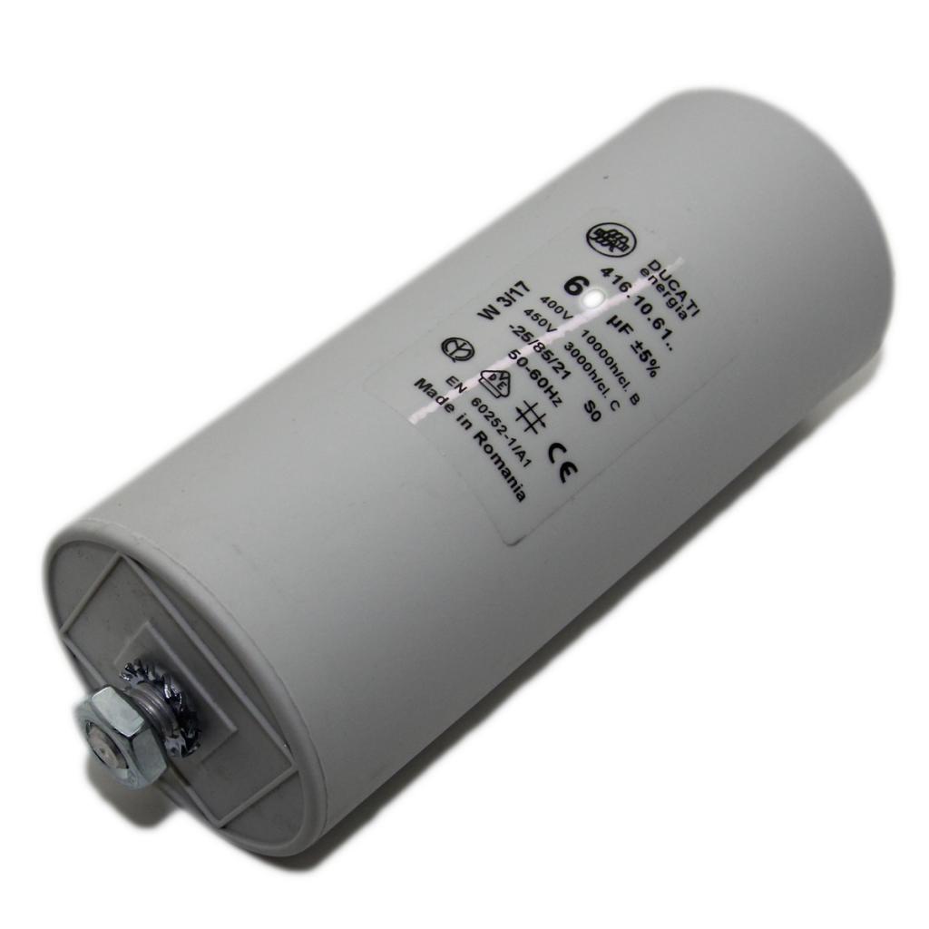 DUCATI ENERGIA Capacitor: polypropylene; motors, run