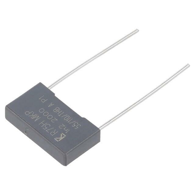 KEMET Capacitor: polypropylene; R75; 1.2nF