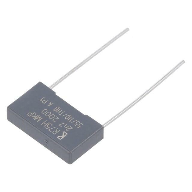 KEMET Capacitor: polypropylene; R75; 2.7nF