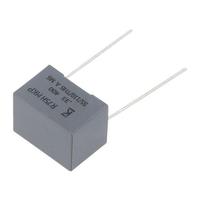 KEMET Capacitor: polypropylene; R75; 330nF; 400VDC