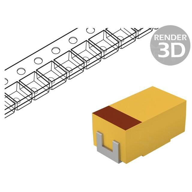 KYOCERA AVX Capacitor: tantalum; 68uF; 10VDC