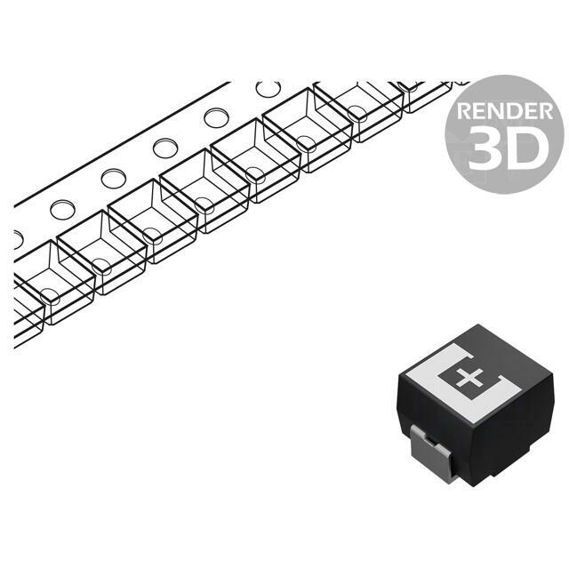 PANASONIC Capacitor: tantalum-polymer; 100uF; 20VDC; 1700mA