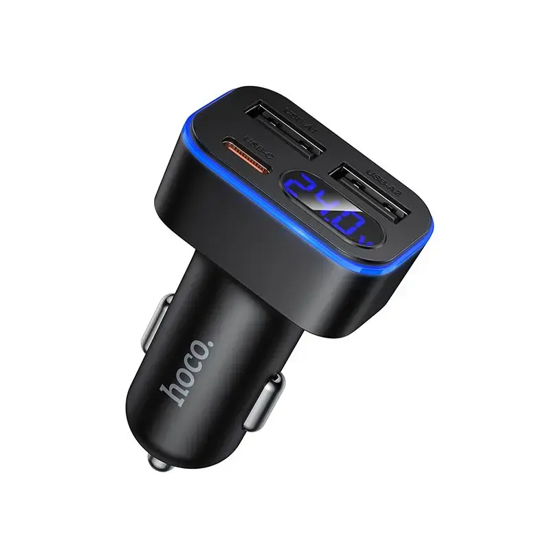 HOCO. Car charger Hoco with LCD
