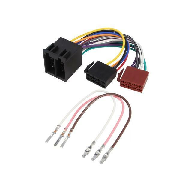 4CARMEDIA Car connector; adapter; ISO socket