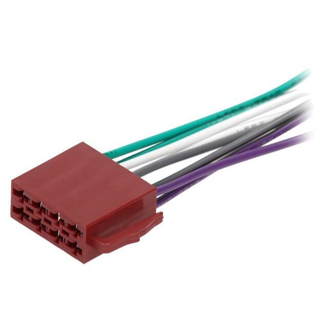 4CARMEDIA Car connector; ISO plug,cables