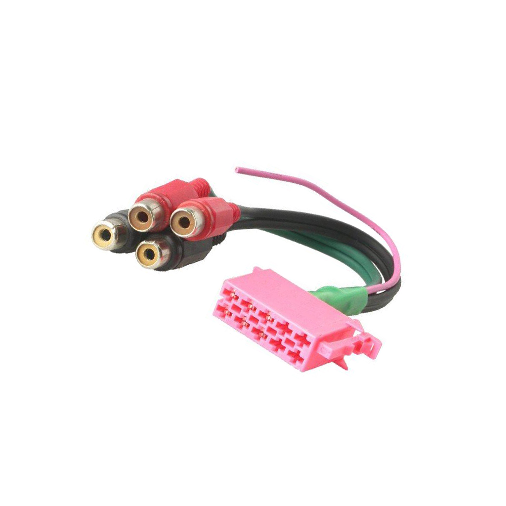 4CARMEDIA Car connector; ISO plug,RCA