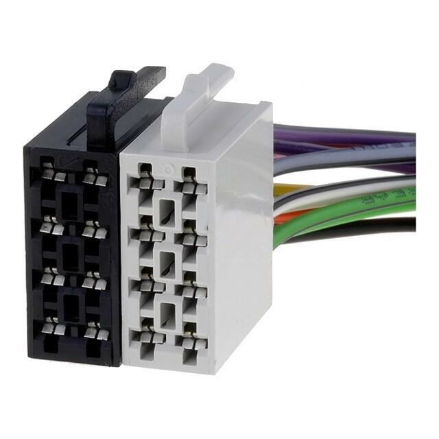4CARMEDIA Car connector; ISO plug x2