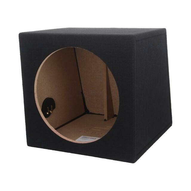 BASSER Car loudspeaker enclosure; MDF; black