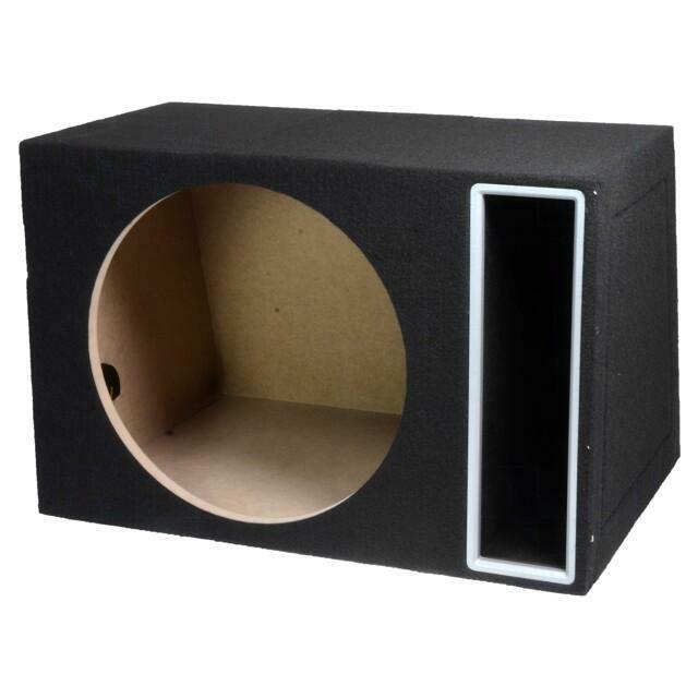BASSER Car loudspeaker enclosure; MDF; black