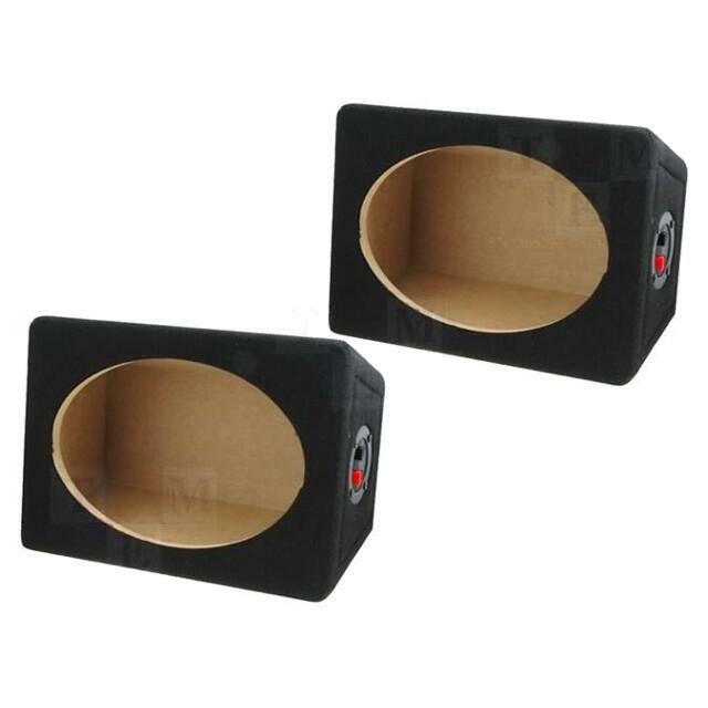 BASSER Car loudspeaker enclosure; MDF; black