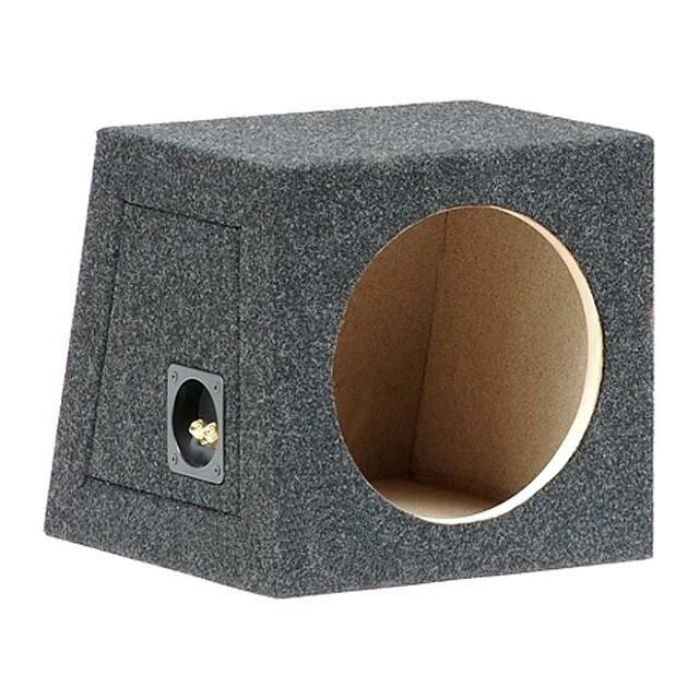 BASSER Car loudspeaker enclosure; MDF; black