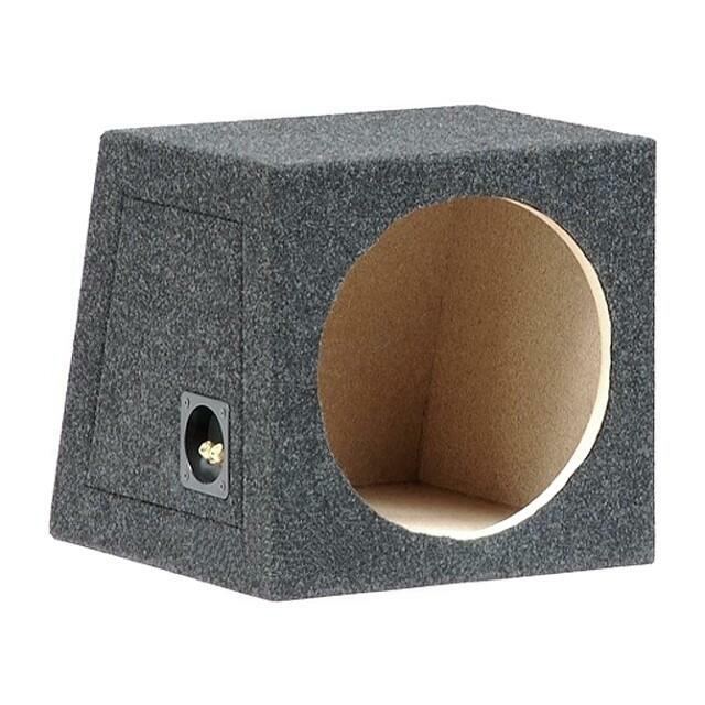 BASSER Car loudspeaker enclosure; MDF; black