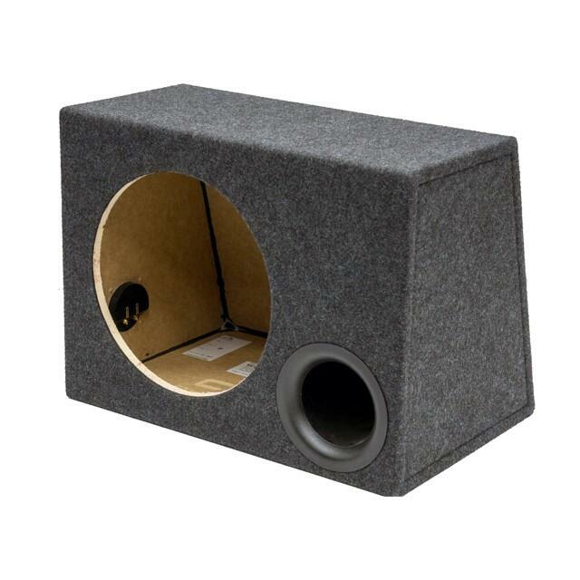 BASSER Car loudspeaker enclosure; MDF; black