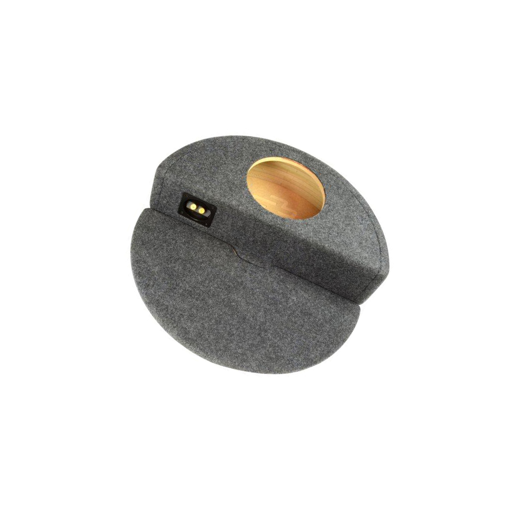 BASSER Car loudspeaker enclosure; MDF; grey