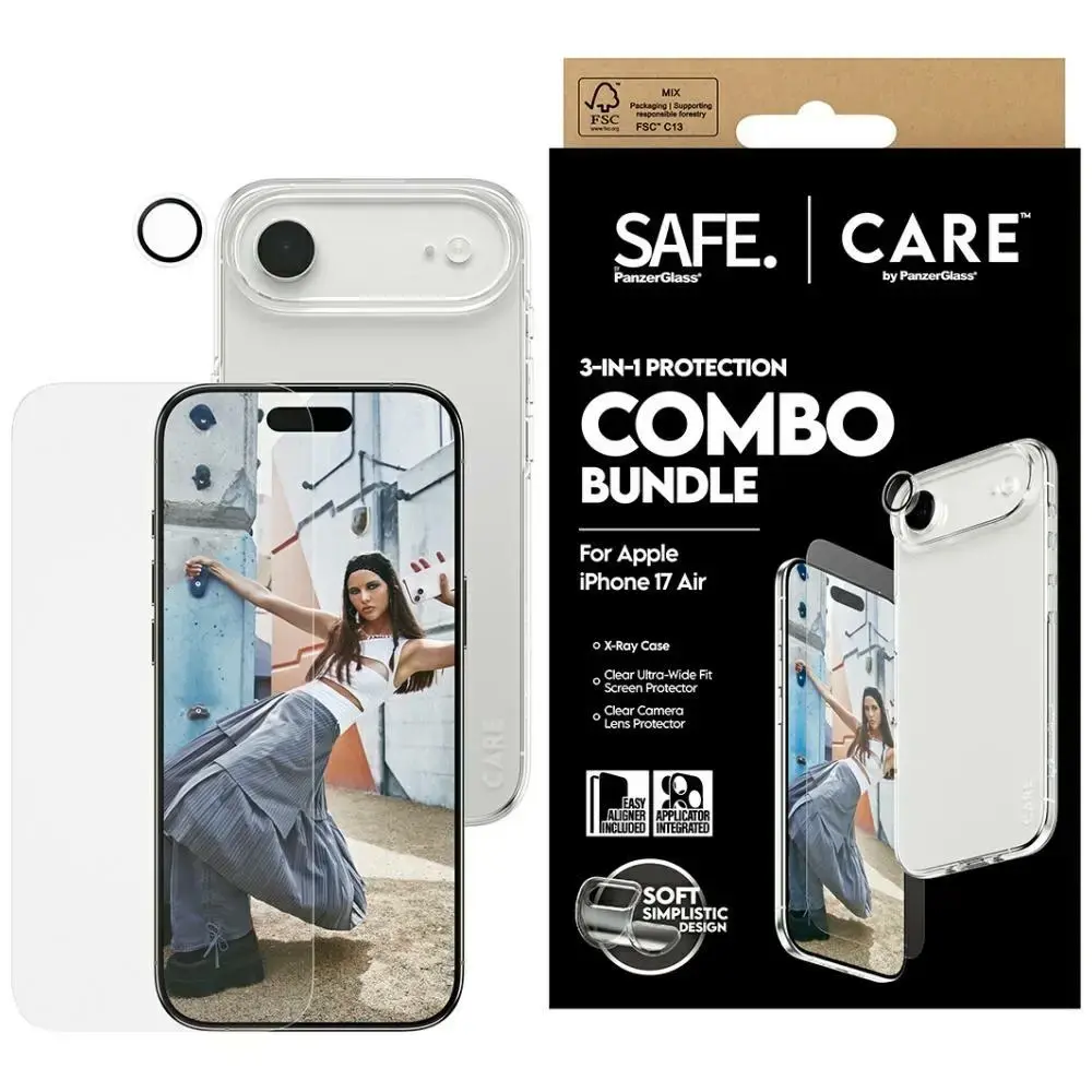 CARE by PanzerGlass Fashionable Combo 3in1