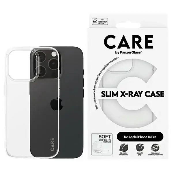 CARE by PanzerGlass X-Ray Beskyttelsescover Genbrugt