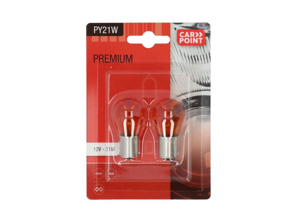 Carpoint Premium automātiskās spuldzes 12V PY21W
