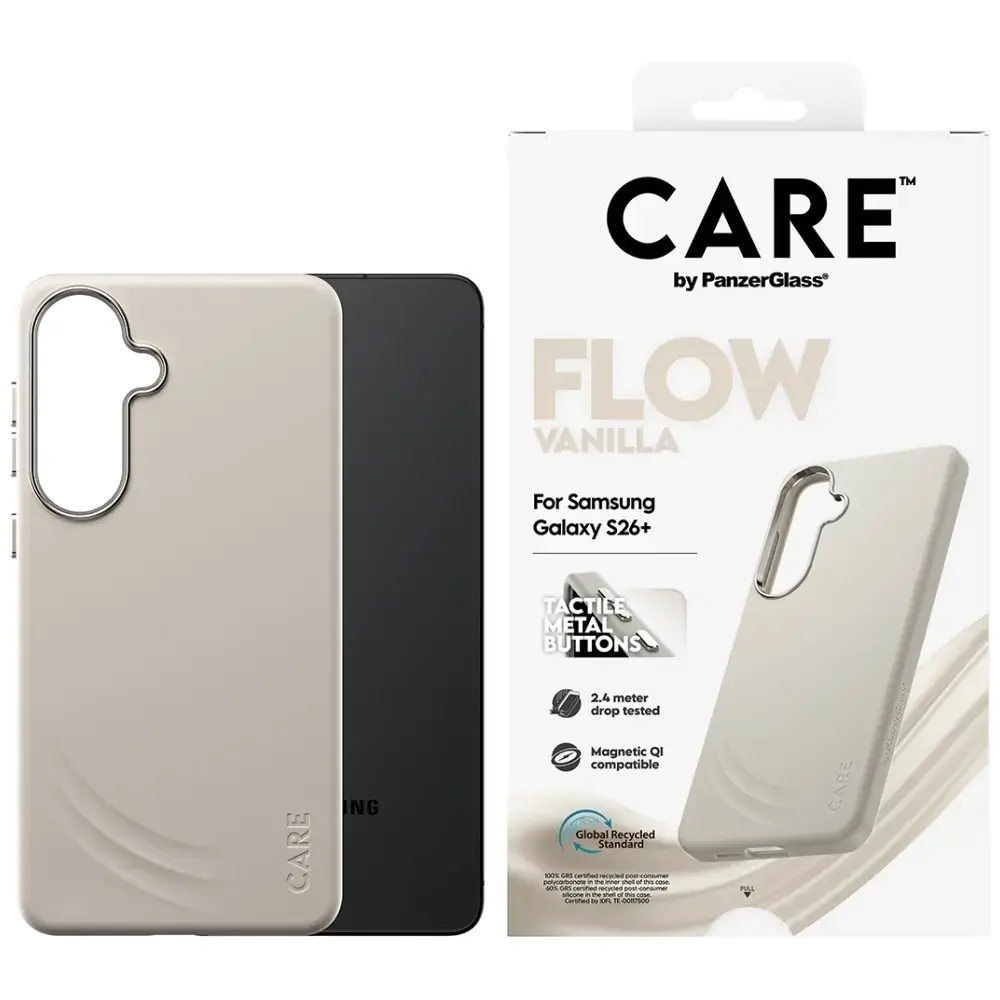 Case CARE by PanzerGlass Flow Vanilla