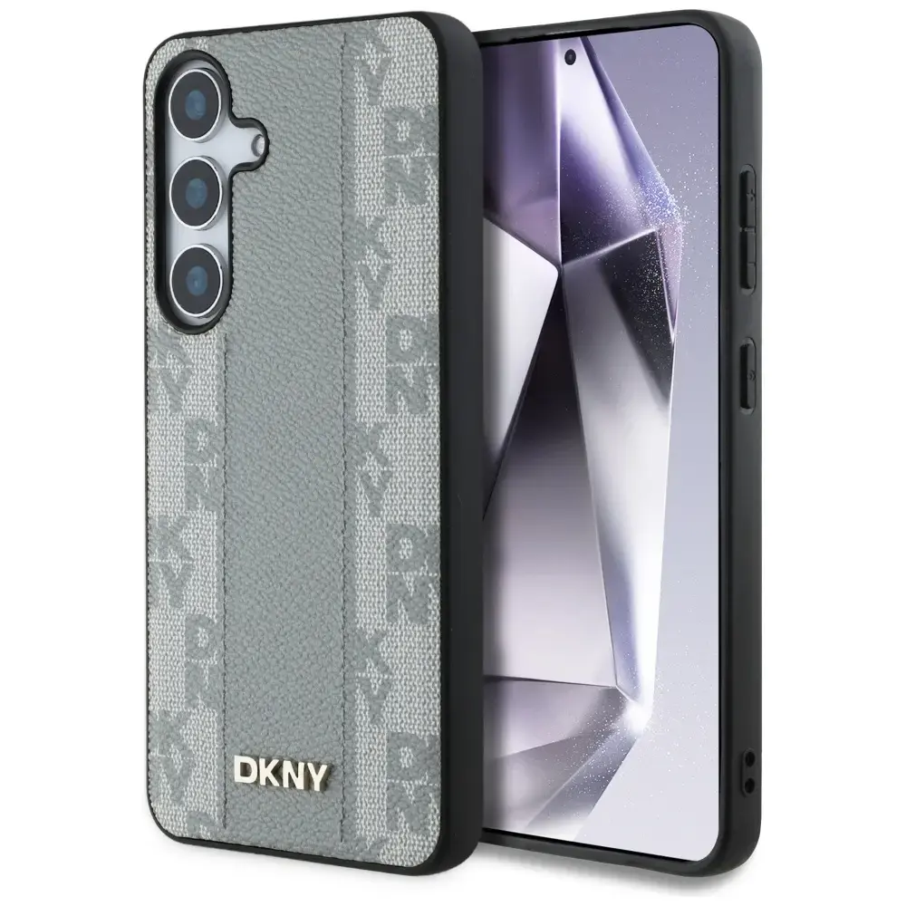 Case DKNY Leather Checkered Pattern MagSafe