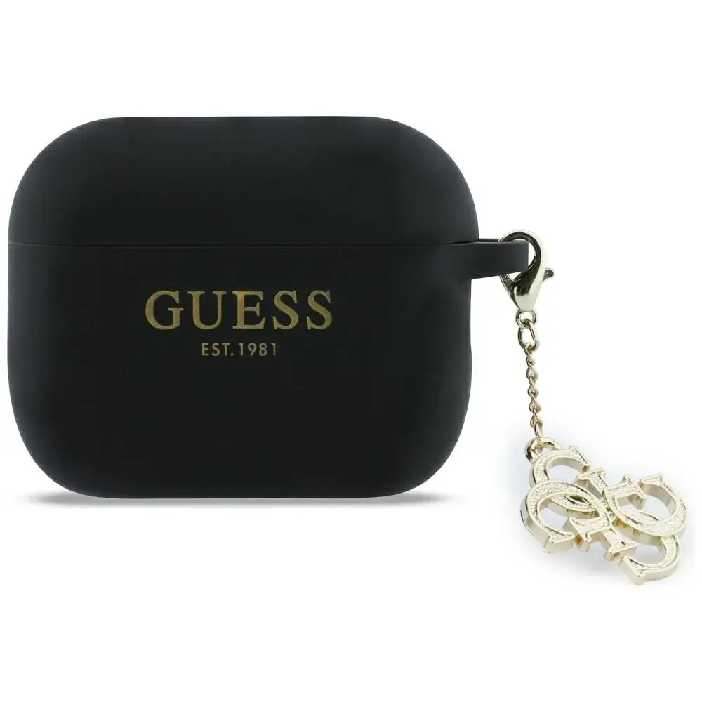 Guess 4G Charm Silicone Case Austiņu