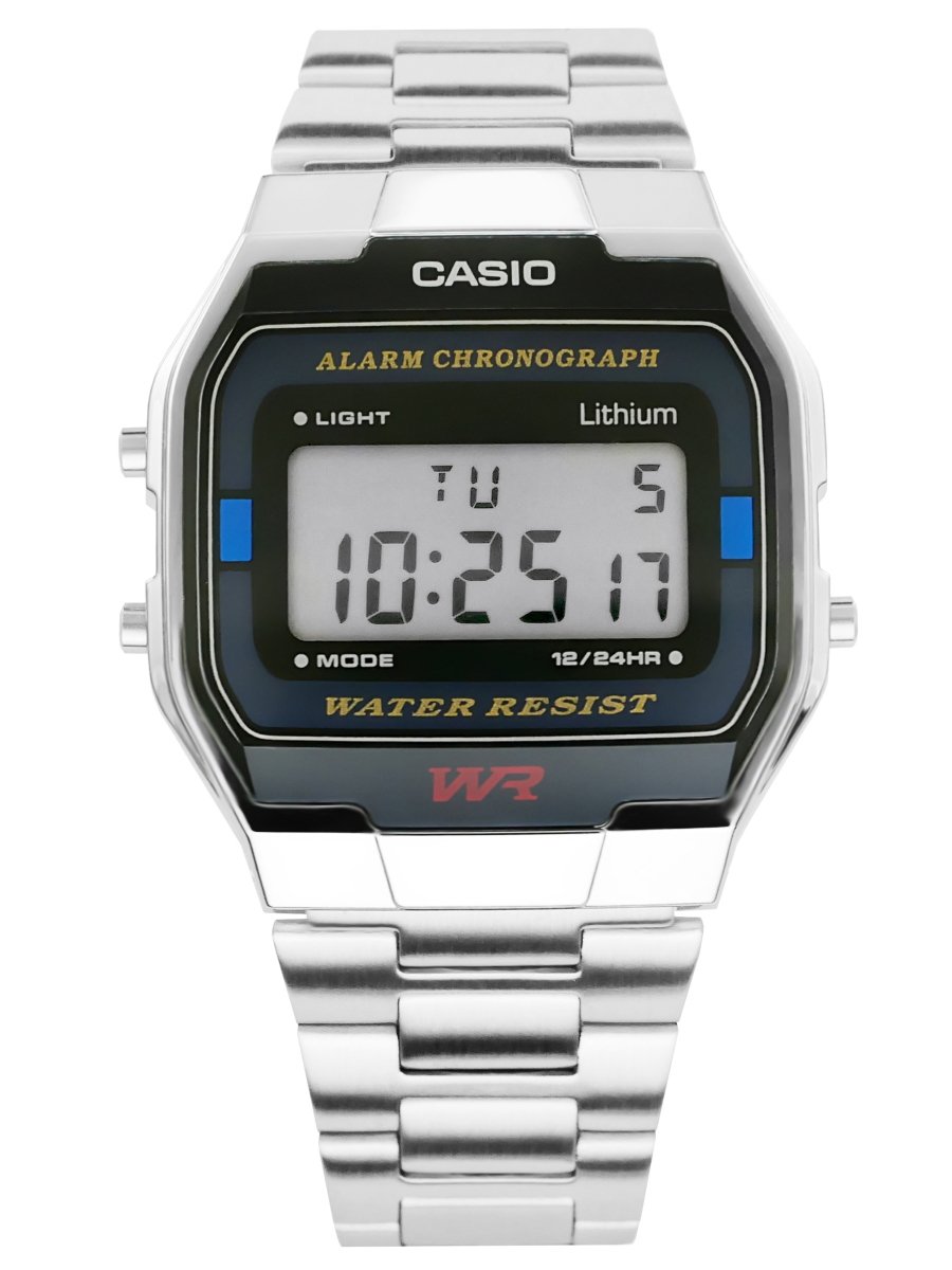 Casio A163WA-1QES Unisex pulkstenis | A163WA-1QES