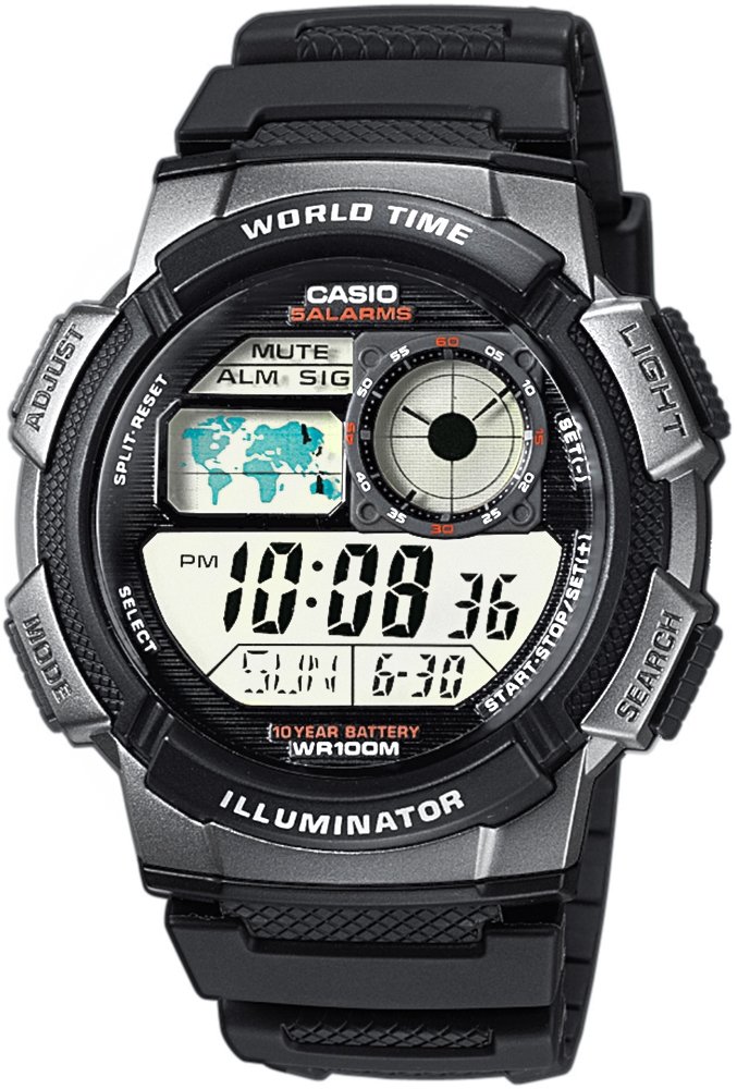 CASIO AE-1000W-1BVDF Vīriešu pulkstenis | CA0166
