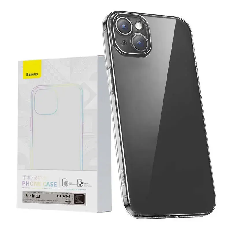 Caurspīdīgs maciņš Baseus Simple priekš iPhone