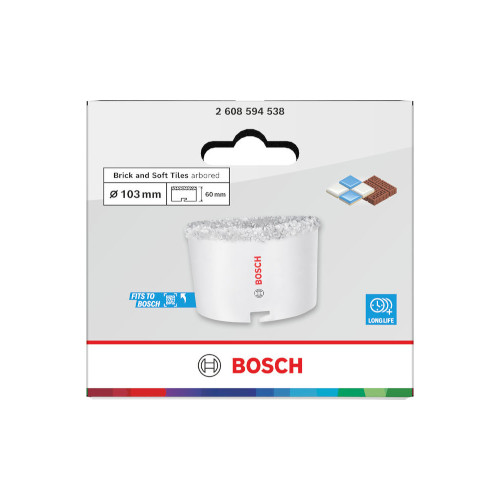 BOSCH caurumzāģis Ķieģeļiem un mīkstām flīzēm