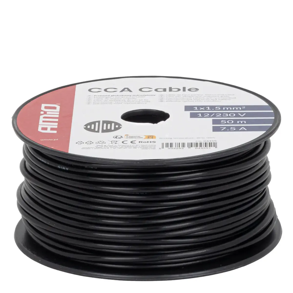 CCA kabelis 1×1,5 mm² 50