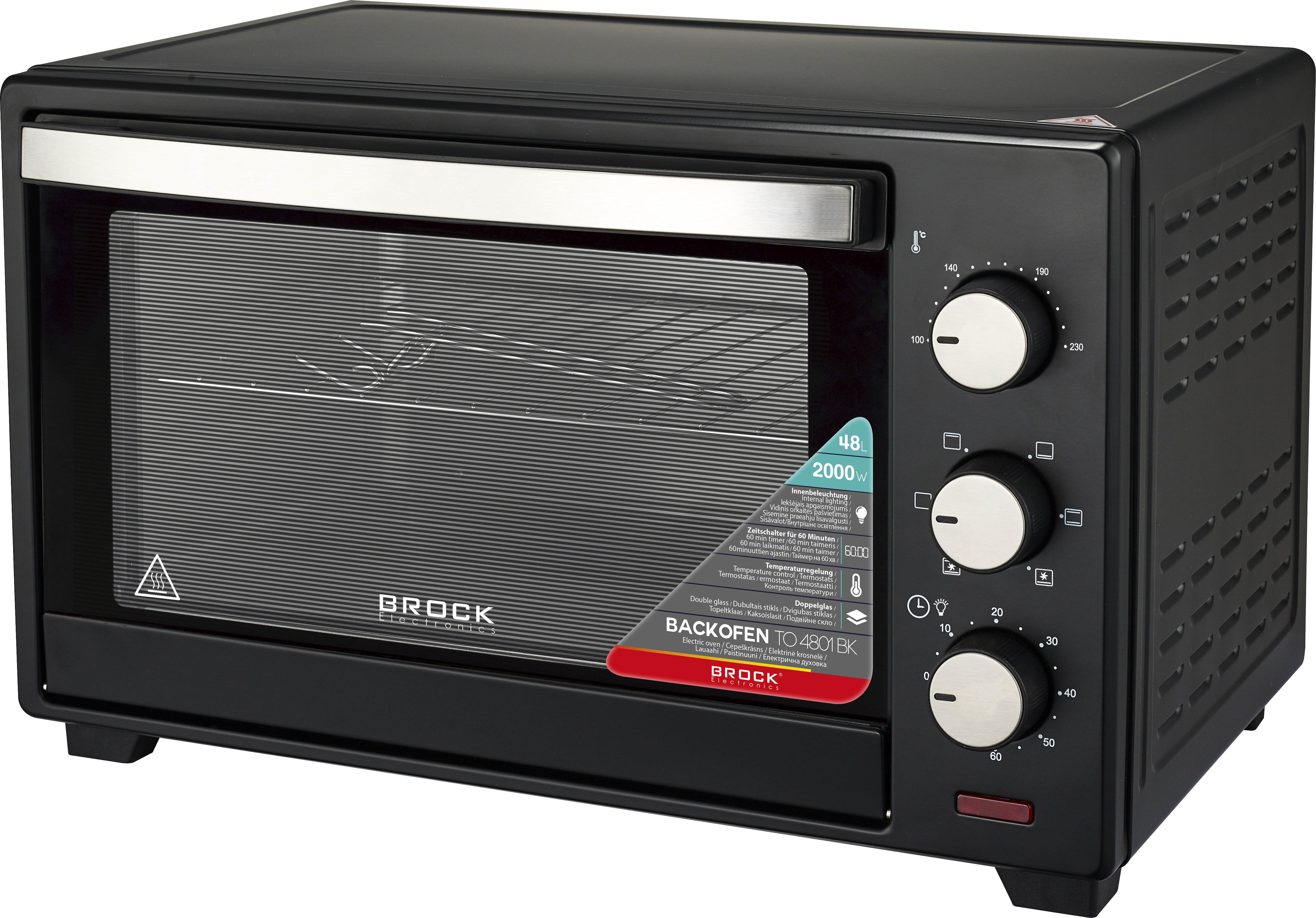 Brock Electronics BROCK Cepeškrāsns ar konvekciju