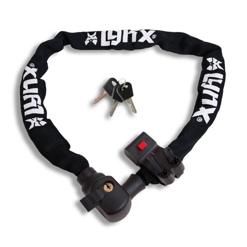 Chain lock,Nylon sleeve, with clip