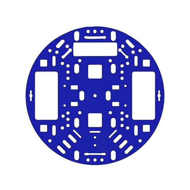 Chassis; blue; Ø127x3mm; acrylic | POLOLU-1502