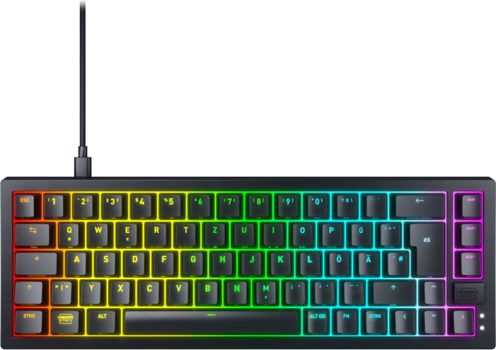Cherry K5V2 Compact tastatūra Speļu USB