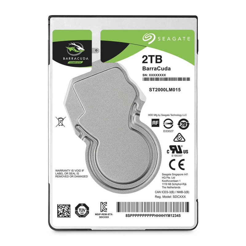 Cietais disks Seagate 2.5 BarraCuda