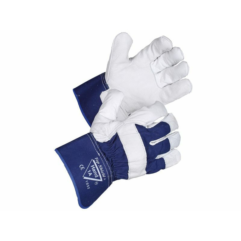 HAND 1A cimdi ādas zili Top