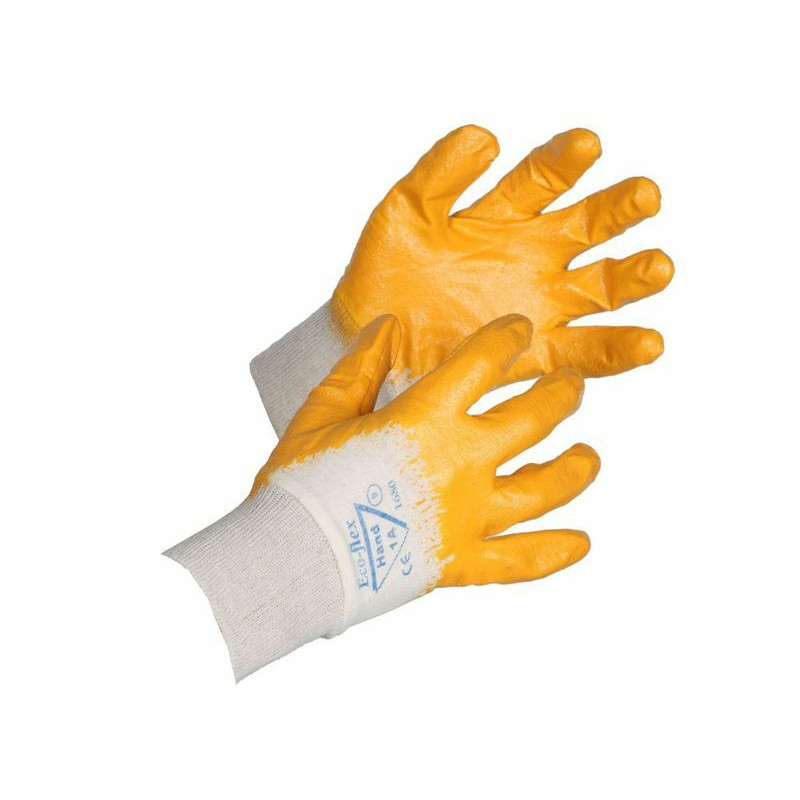 HAND 1A cimdi kokvilnas ar gumi