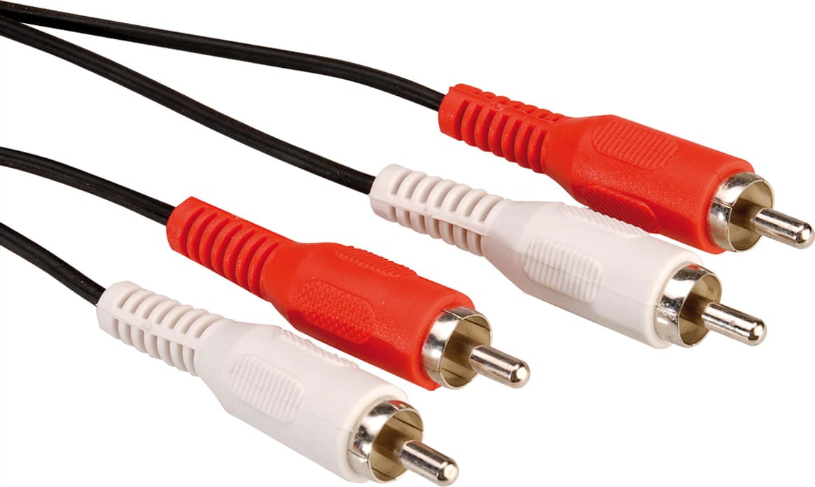 Cinch kabelis 2 x RCA M-M